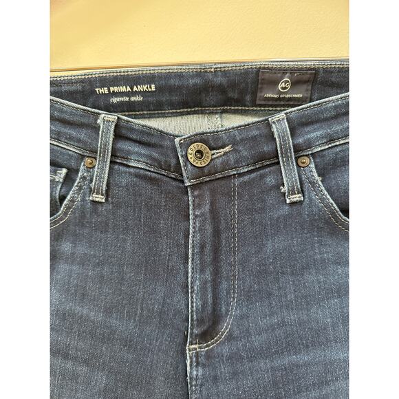 AG Adriano Goldschmied Jeans Womens 26 Prima Ankle Cigarette Skinny Dark Wash - Picture 2 of 5